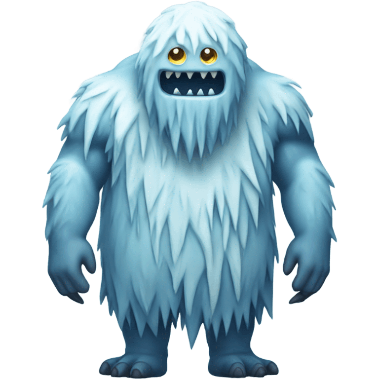 full body ice monster emoji