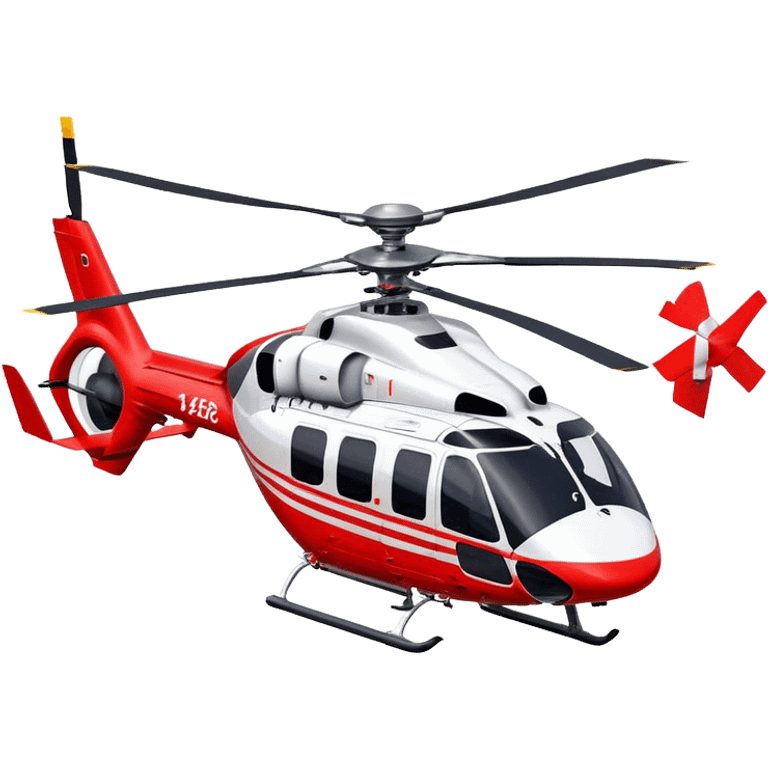 Rescue Helicopter - Airbus H145 (Model Year: 2021) (Iconic colour: Red with white) emoji