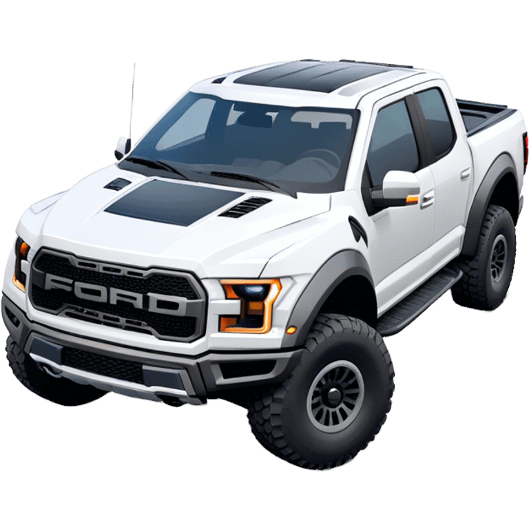 Ford f150 Raptor - Ford (Model Year: 2024) (Iconic colour: White) emoji