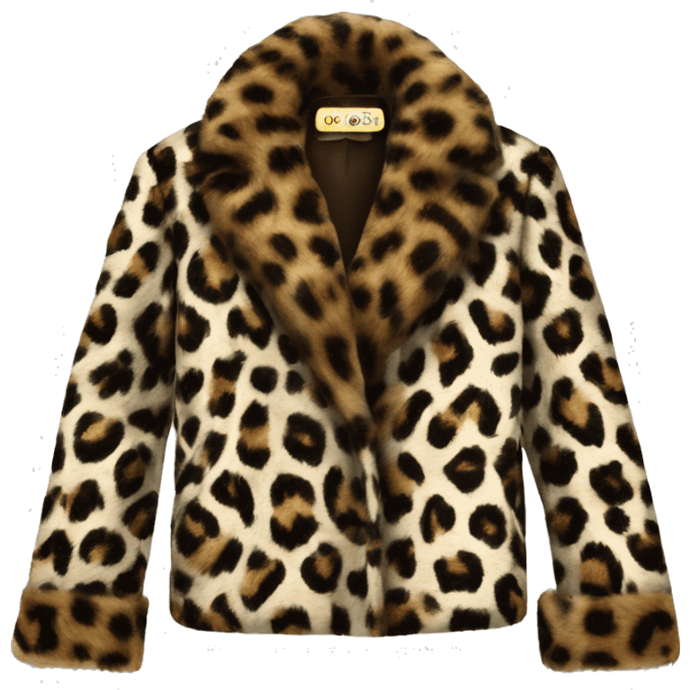 Leopard print elegant winter coat, old Hollywood fur jacket  emoji