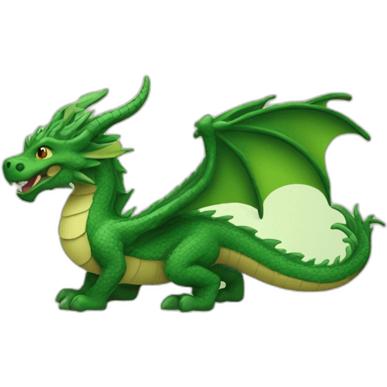 Green Wooden Dragon emoji