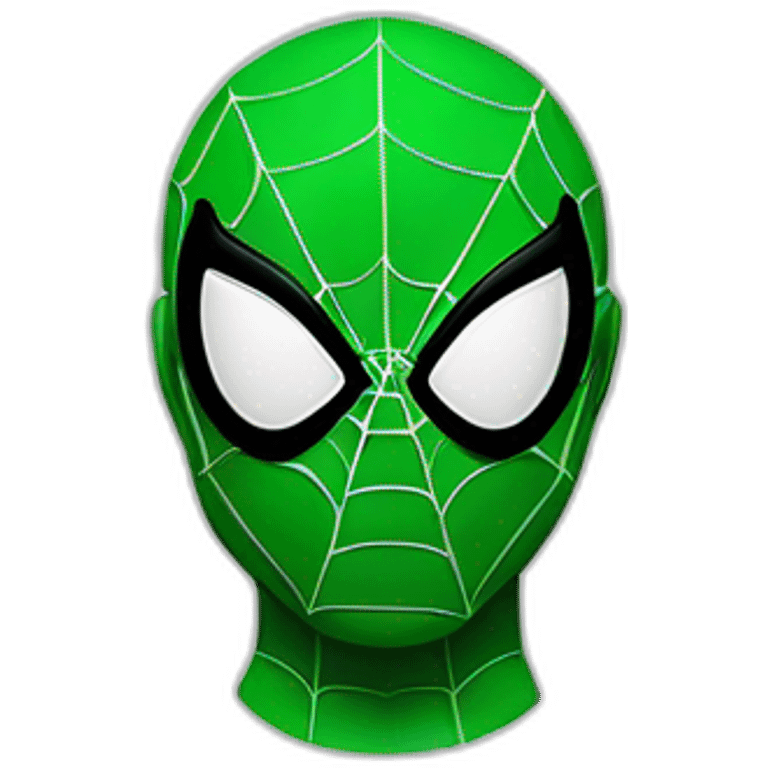 Spider-Man en Vert tête emoji