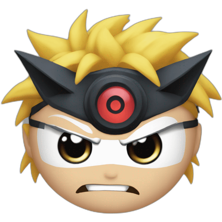 Naruto angry nine tail eye emoji