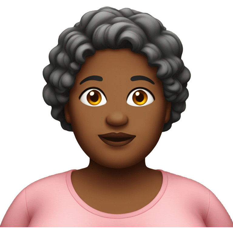 fat black lady emoji