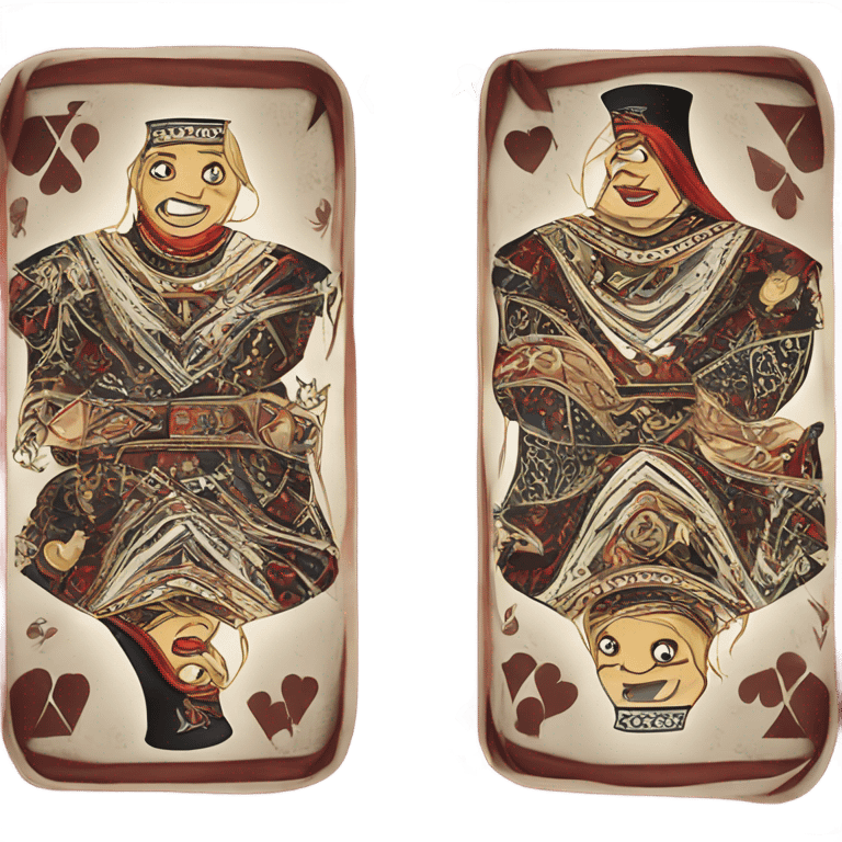 a pair of playing cards emoji