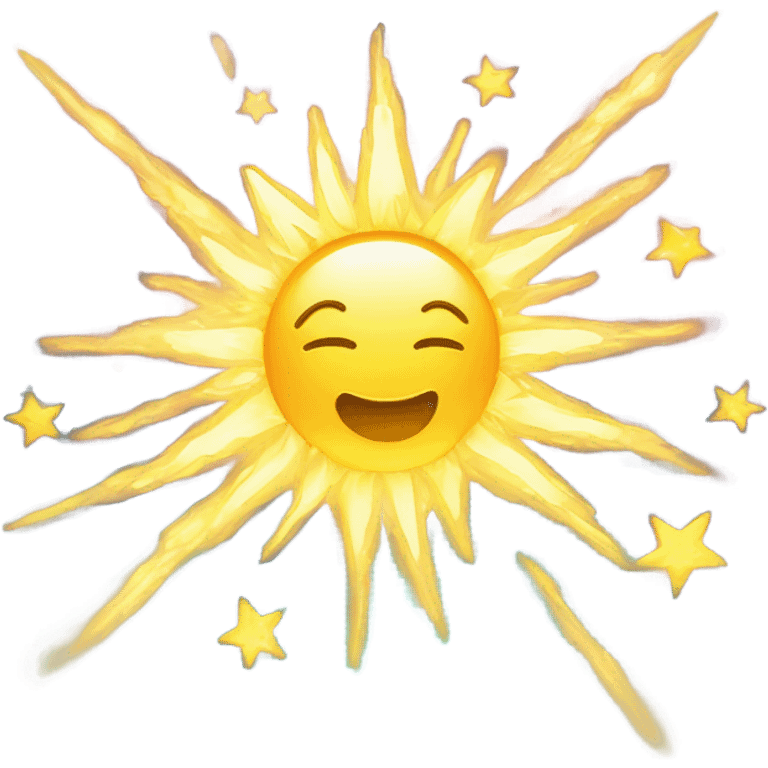 sun on galaxy emoji