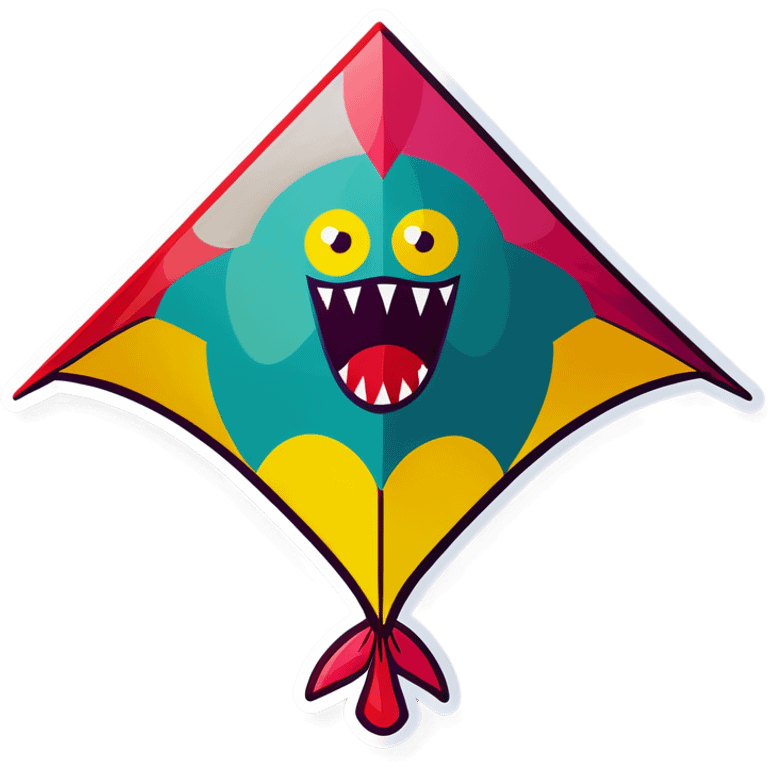 Monstrous kite emoji