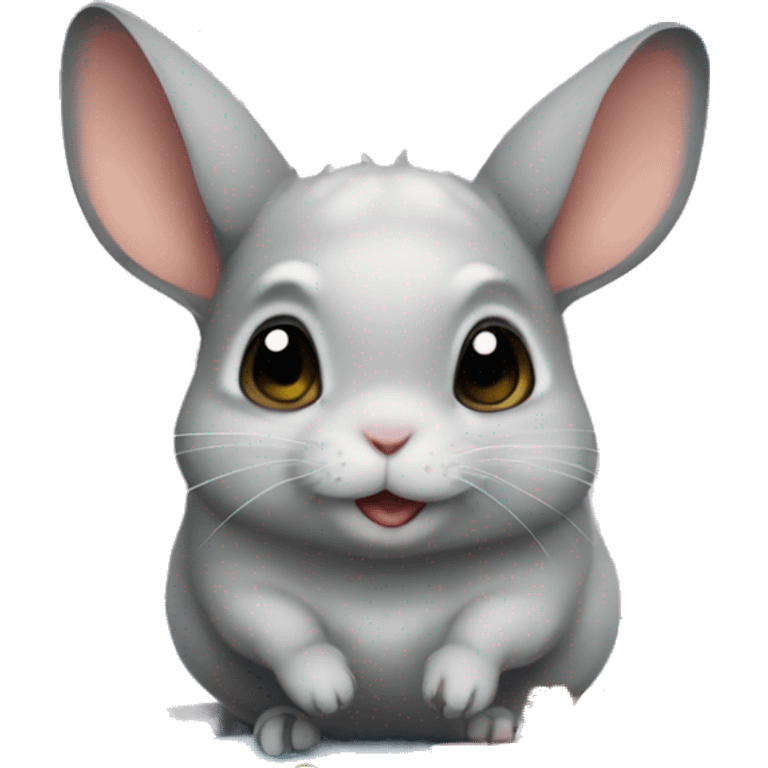 chinchilla at a birthday party emoji