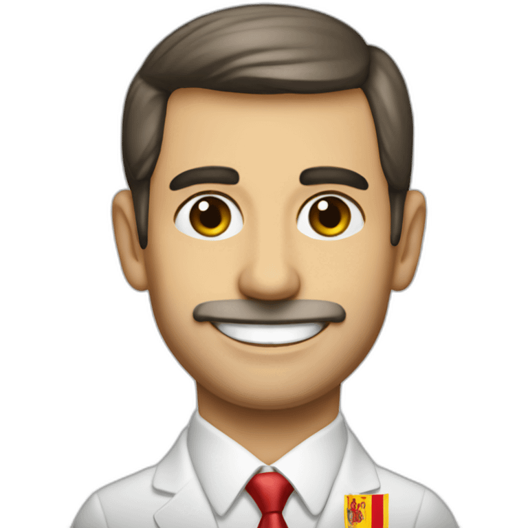 Felipe vi with republican flag emoji