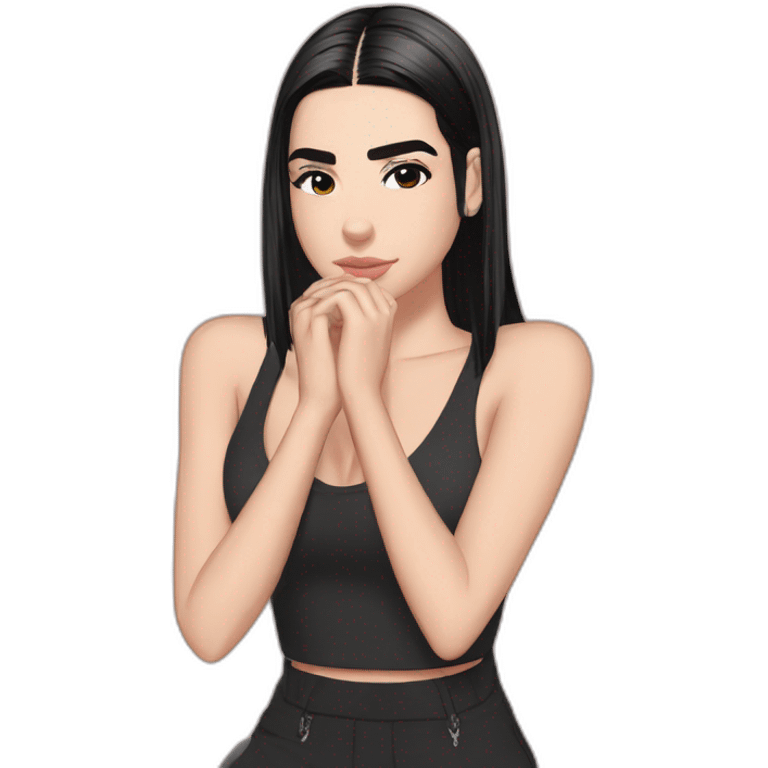 Dua lipa manga emoji