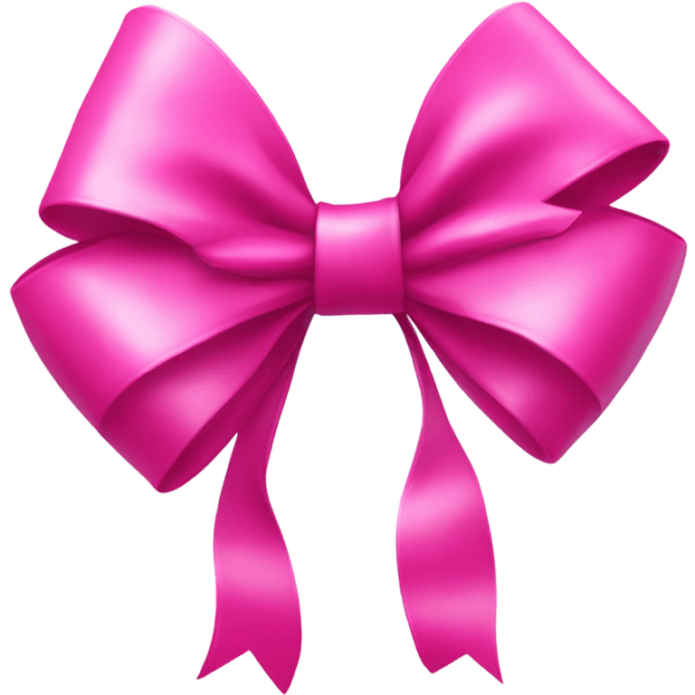 Pink bow emoji