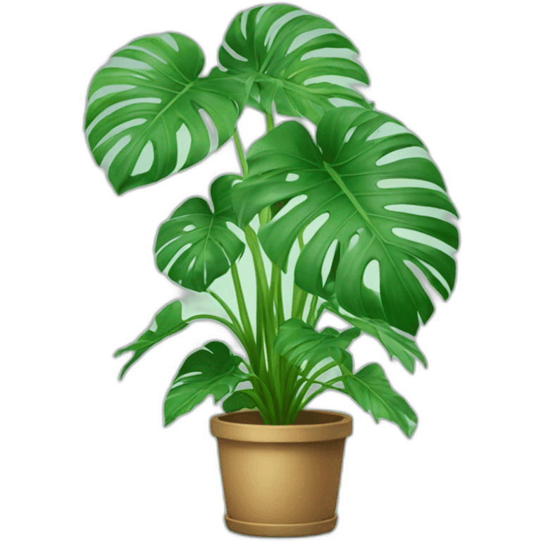 Plante monstera emoji