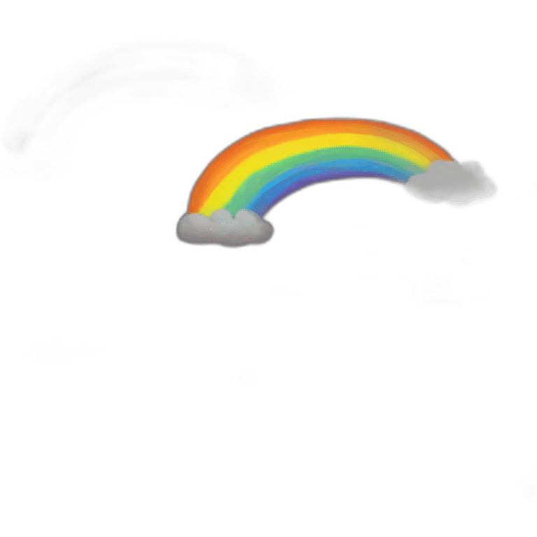 rainbow black emoji