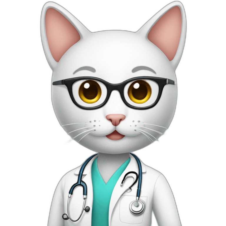 Sexy Cat doctor emoji