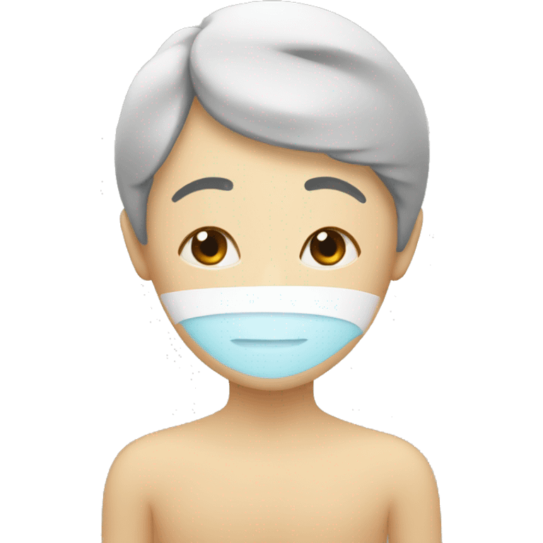 Face in spa emoji