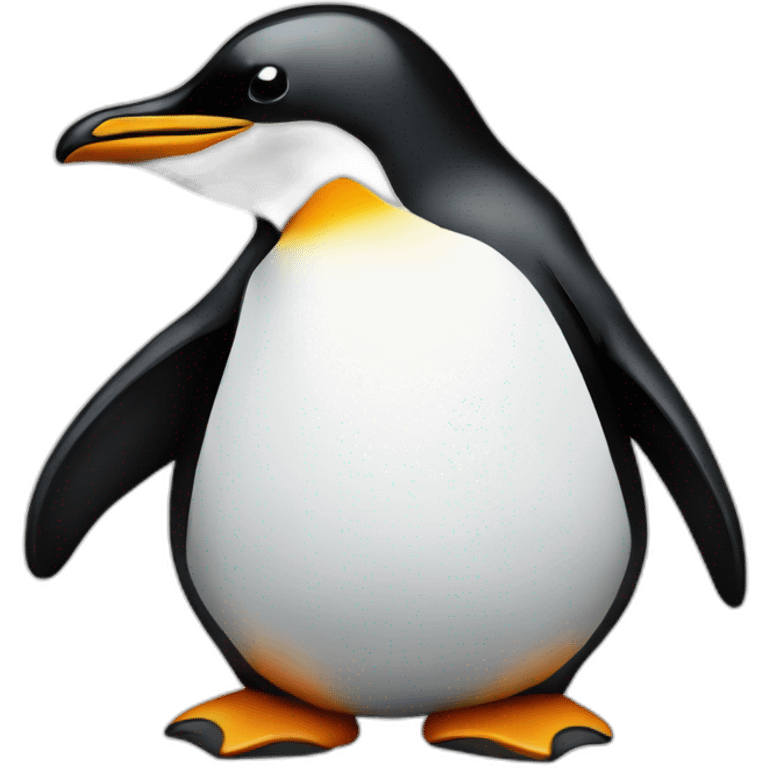 penguin grafitty emoji