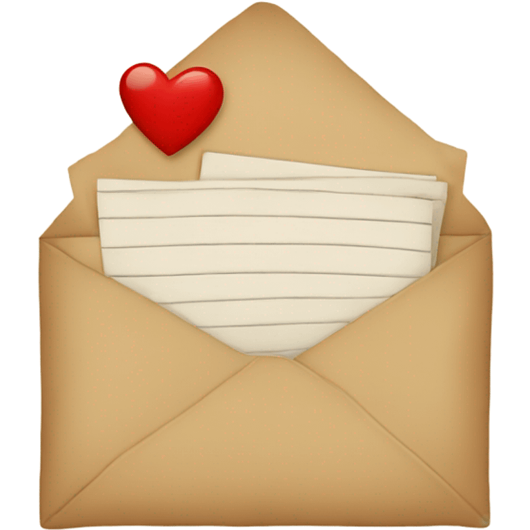 Love letter emoji