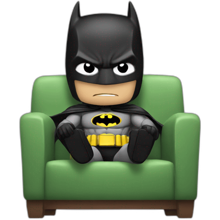 batman watching tv emoji