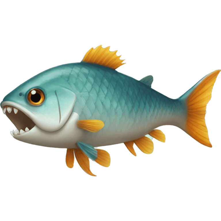 fish with human teeth emoji