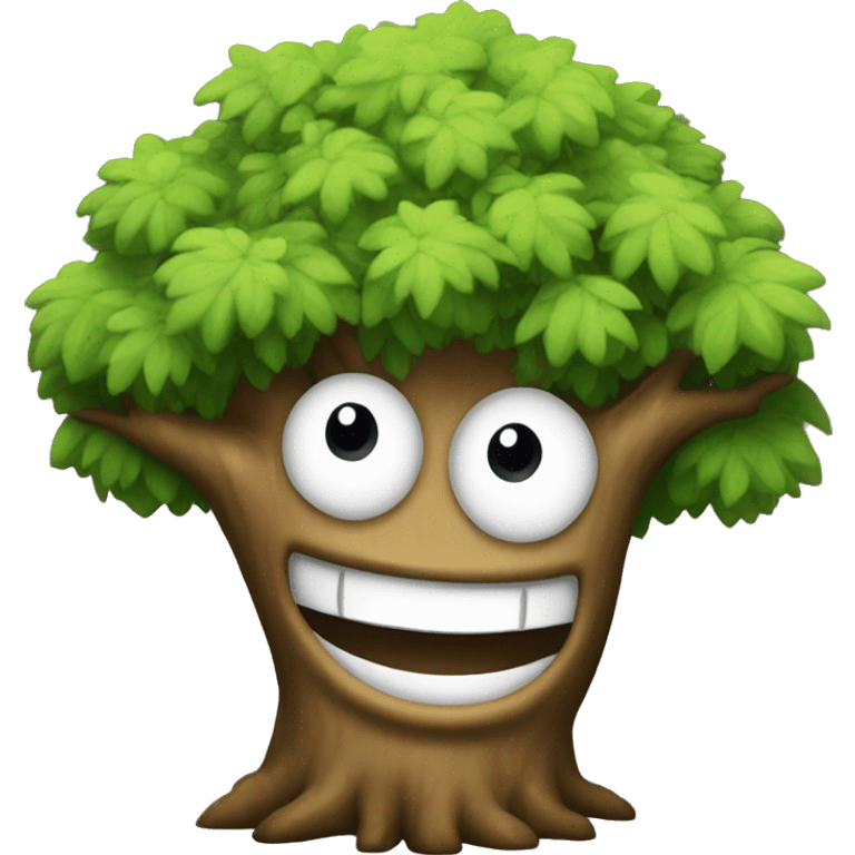 happy tree emoji