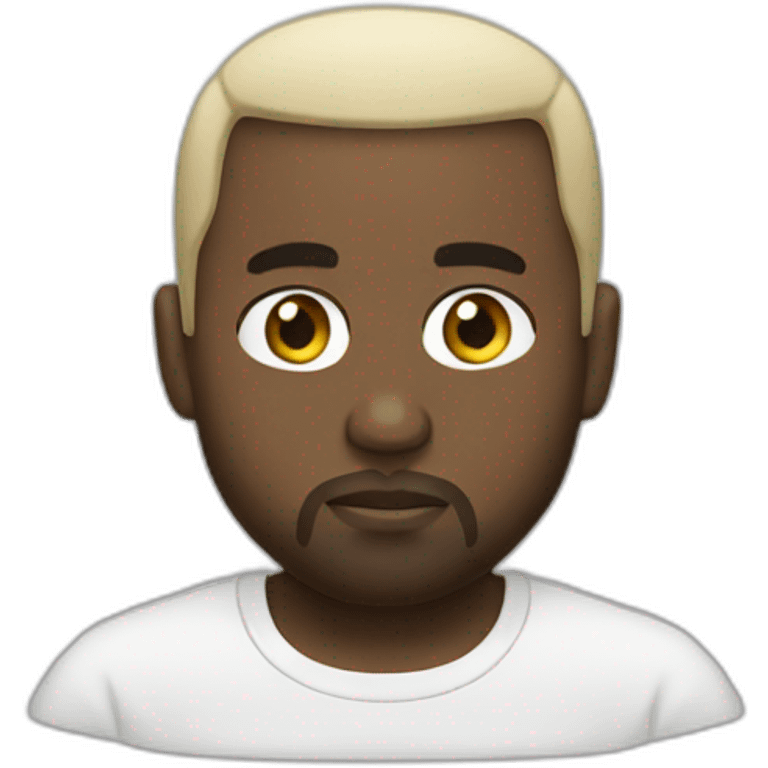 white kanye west emoji