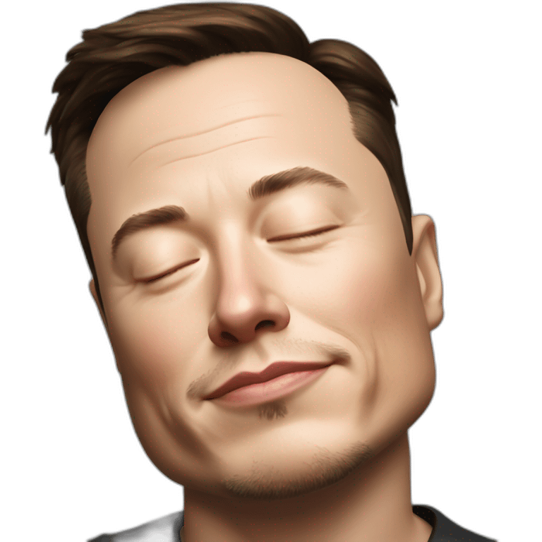 elon musk sleeping emoji