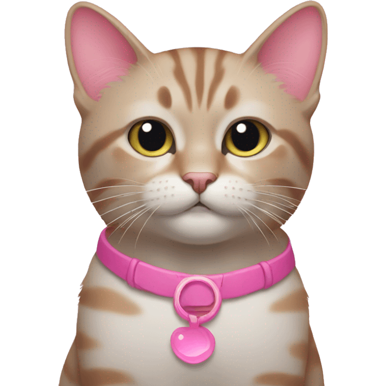 Cat with pink element emoji