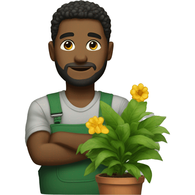 Marcus with a green thumb  emoji