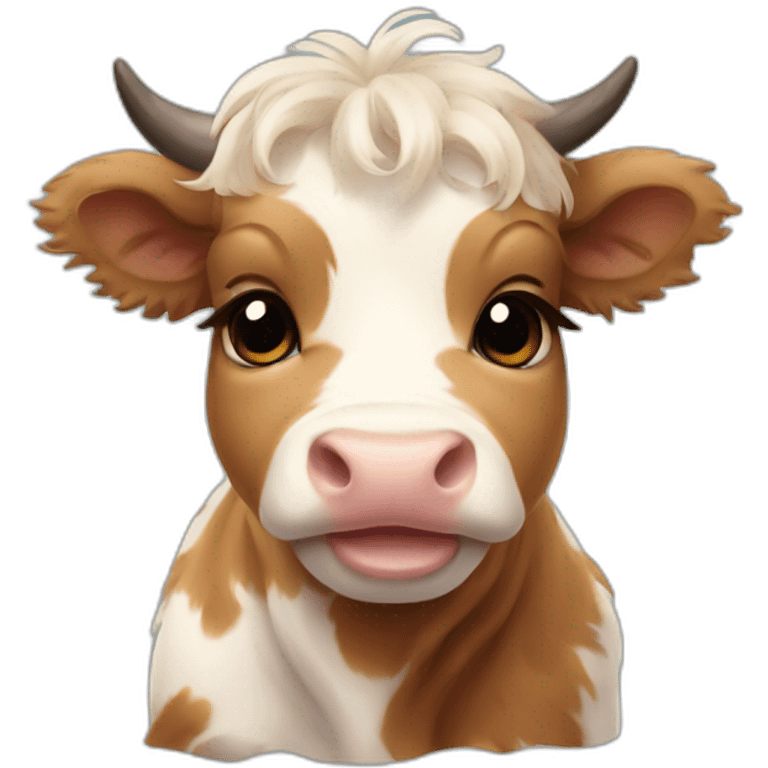 baby scottish cow emoji