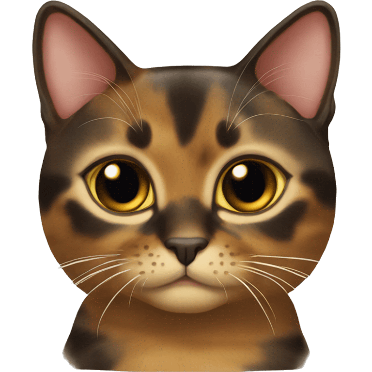 tortiseshell cat emoji