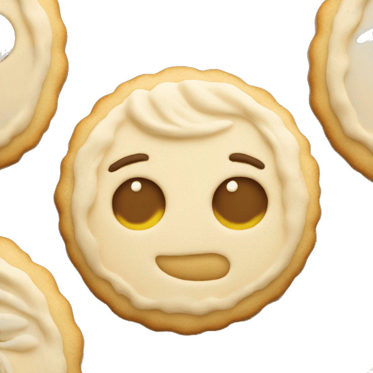 Sugar cookie emoji