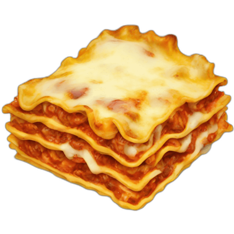 A lasagna emoji