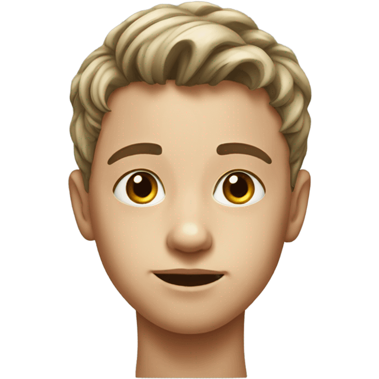 realistic portrait of a boy emoji