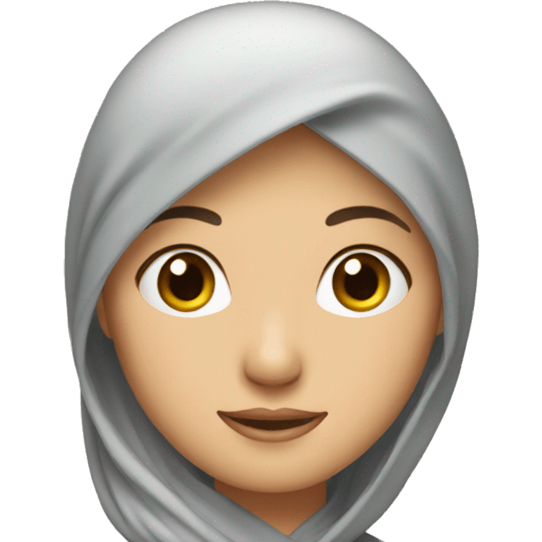 asian lady in head scarf emoji