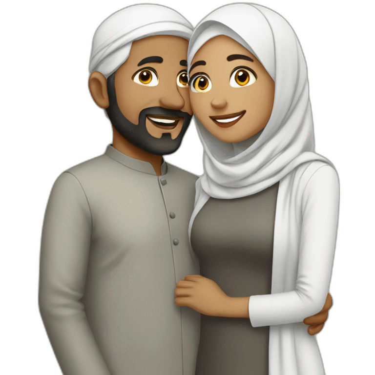 Muslim couple emoji