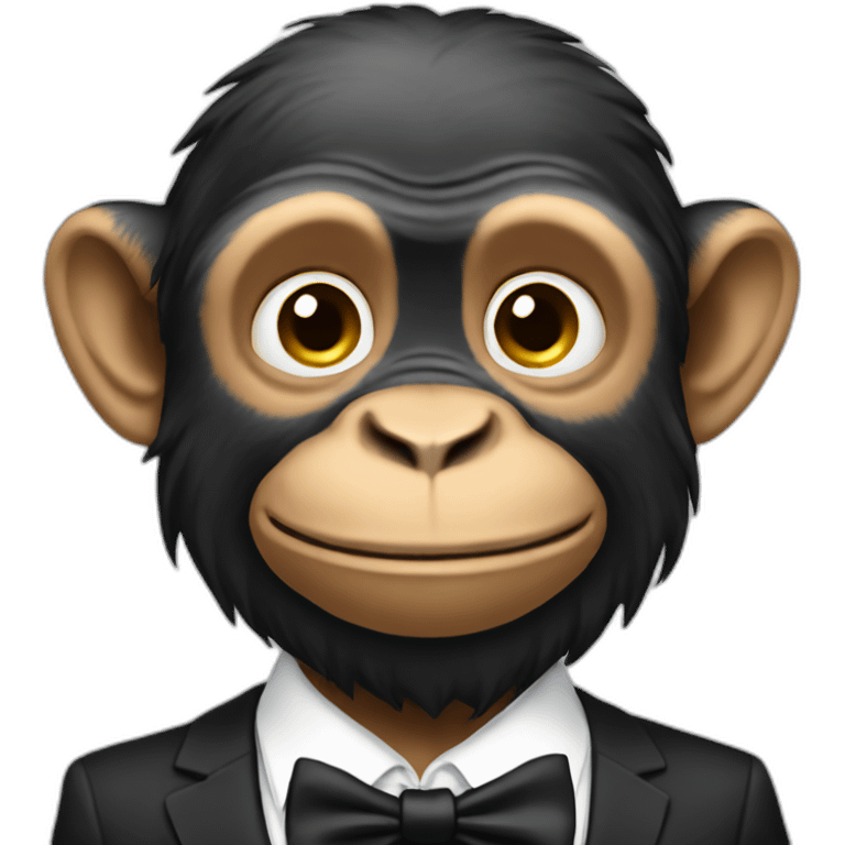 chimpance formal emoji