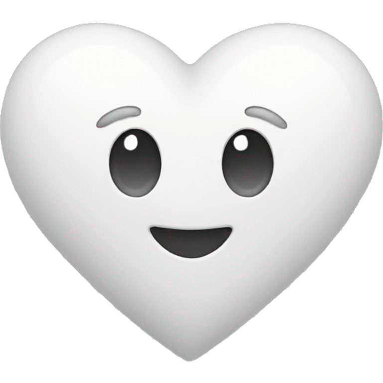 White heart emoji