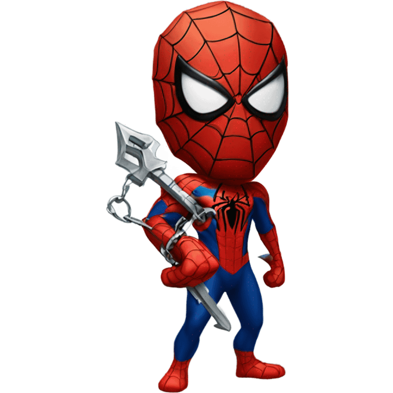 spiderman with the keyblade emoji