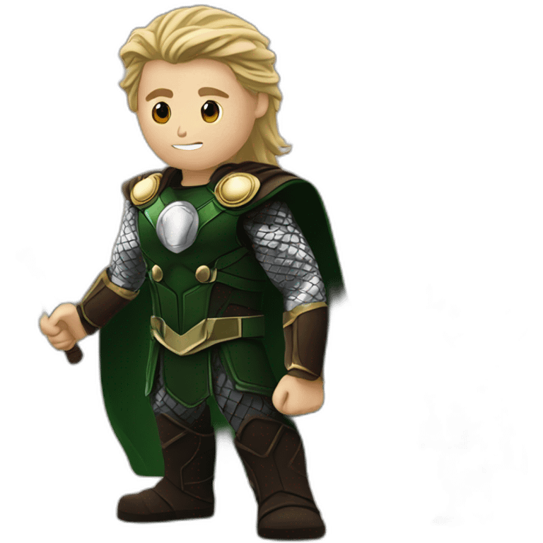 Thor and Loki marvel emoji