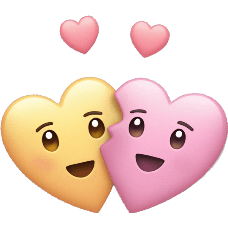 Couple-of-hearts-coloured-pastel-shade emoji