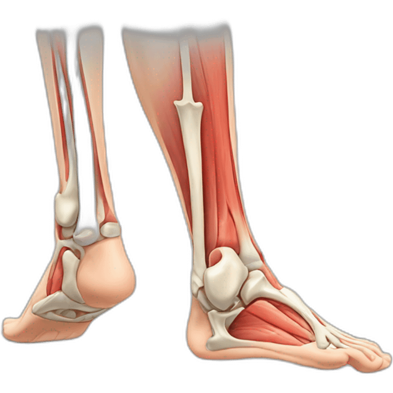 foot ankle anatomy emoji