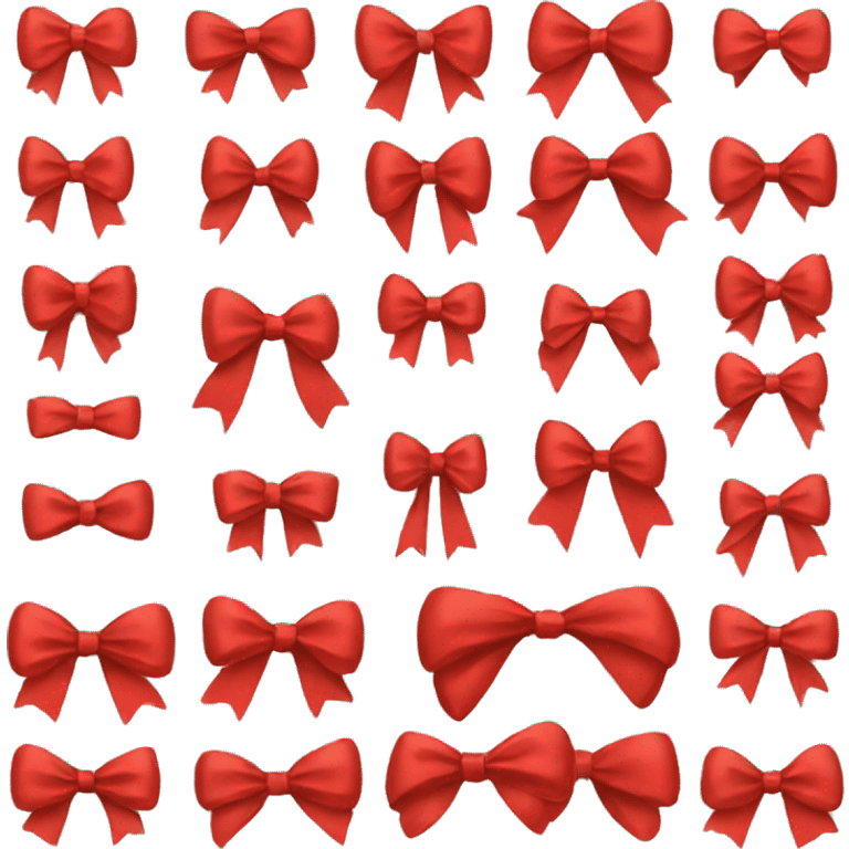 Red bow emoji