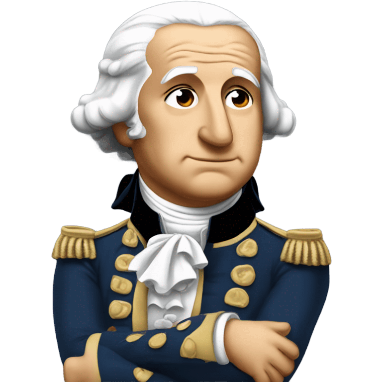 George Washington begging for mercy emoji