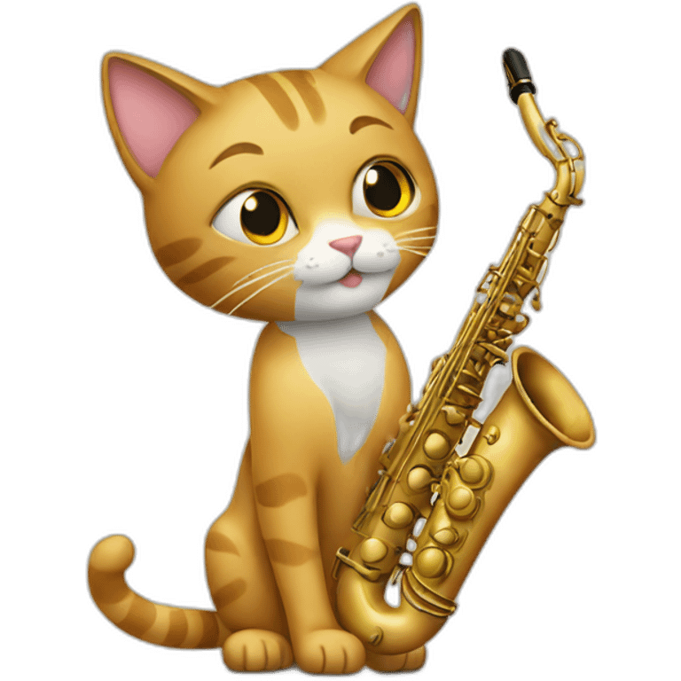 sax cat emoji