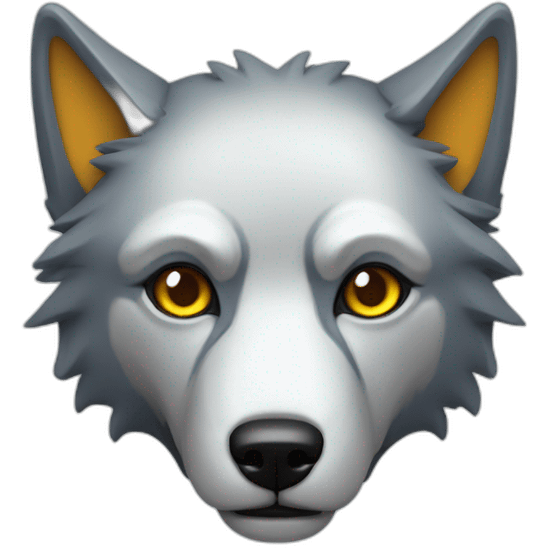 wolf robot emoji