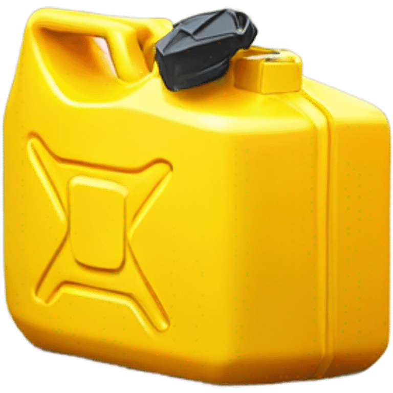 front image of yellow jerry can emoji