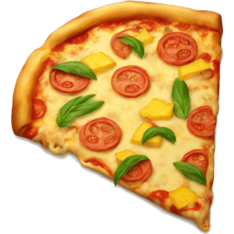 Pizza with pineapple  emoji