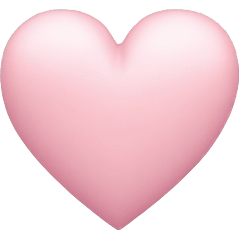 pastel pink heart  emoji