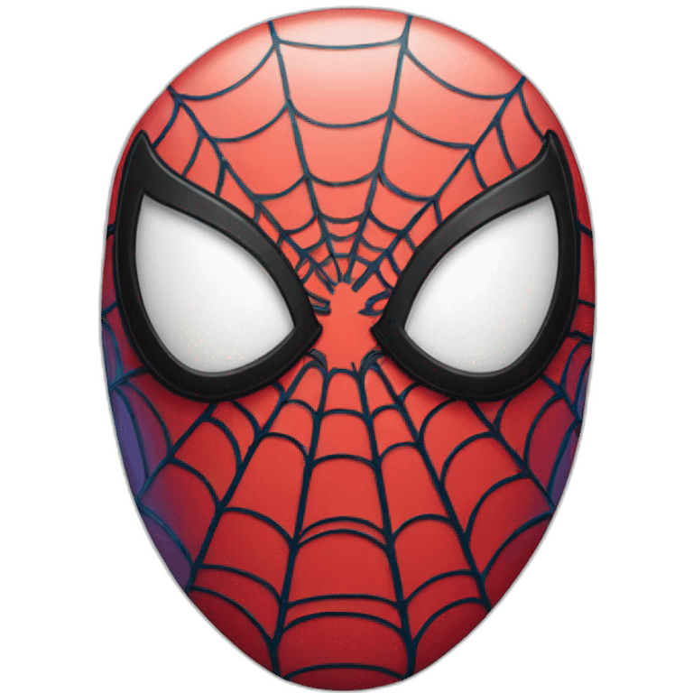 Spiderman face emoji