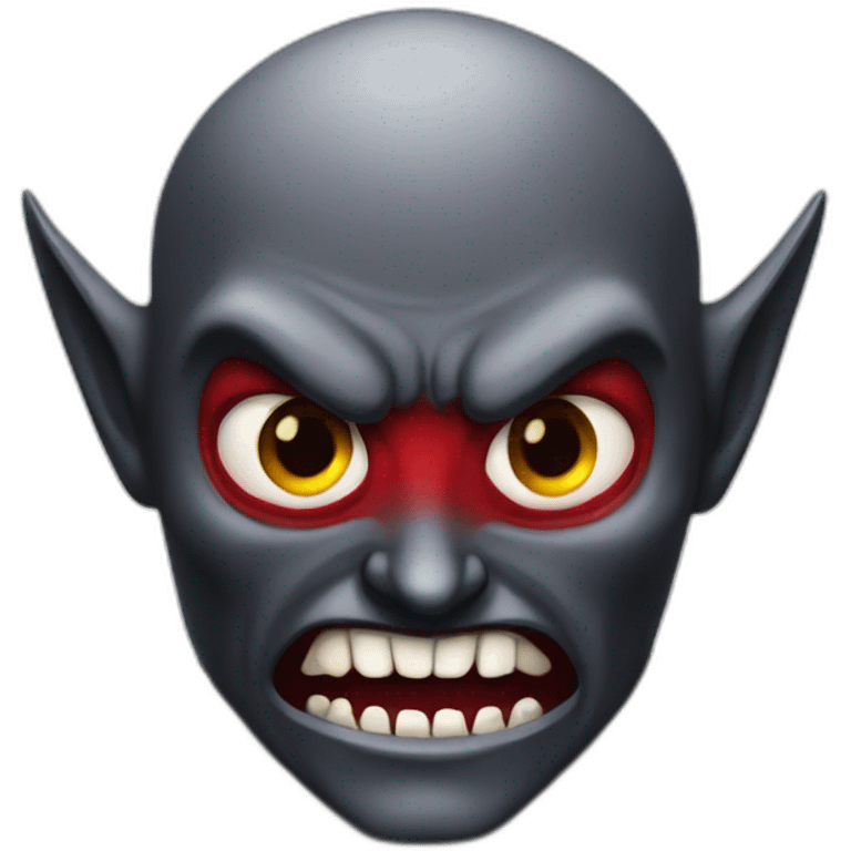 Evil red bigdata vampire emoji